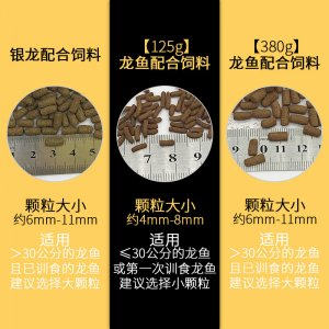 海豚龍魚配合飼料125g/360g/380g