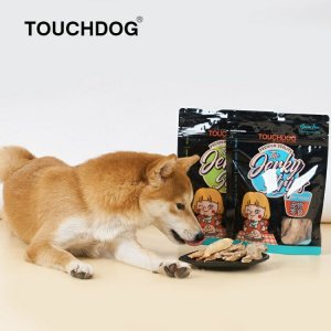 TOUCHDOG烘干雞胸鴨胸肉干狗狗400g