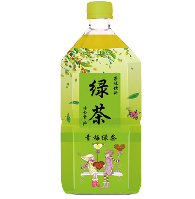 青梅綠茶果味飲料1L.jpg