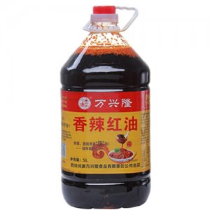 萬(wàn)興隆香辣紅油5L