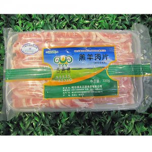 天正源羔羊肉片720g