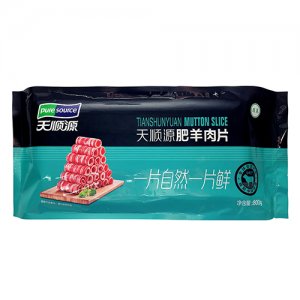 天順源肥羊肉片800g