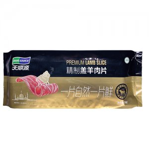 天順源精制羔羊肉片1kg