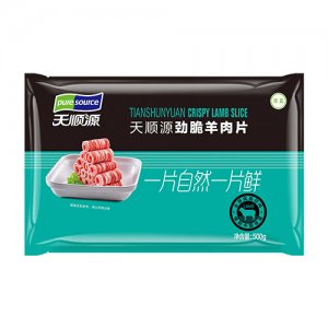 天順源勁脆羊肉片500g