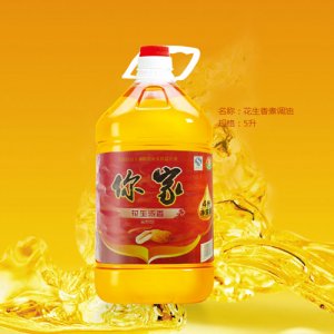 你家花生濃香食用油4L