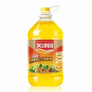 美津園壓榨菜籽花生調和油5L