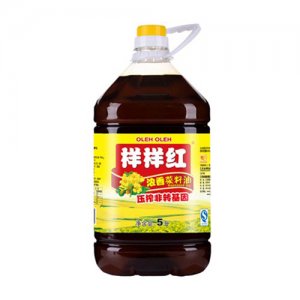 樣樣紅濃香菜籽油5L