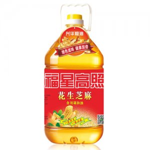 福星高照花生芝麻食用調(diào)和油5L