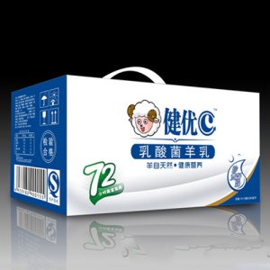 健優(yōu)C乳酸菌羊乳禮盒（藍）1提x12瓶（280ml）