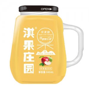 淇果莊園蘋果醋飲料345ml