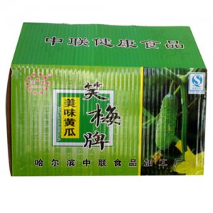 笑梅牌美味黃瓜450g箱裝