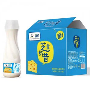 浩明芝士奶昔椰果果粒乳酸菌飲品箱裝1.25Lx6瓶