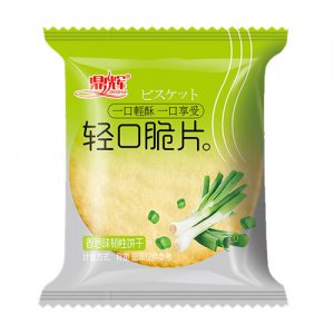 鼎輝輕口脆片餅干香蔥味散裝稱重