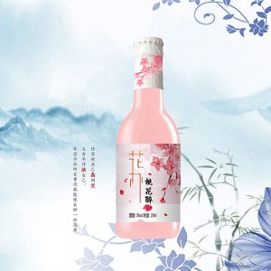 諾谷酒莊花辦桃花醉8度250ml