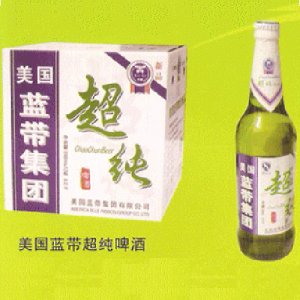 美國藍帶超純啤酒