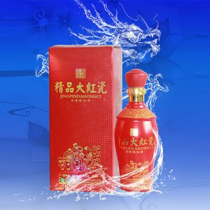 天之尊酒精品大紅瓷