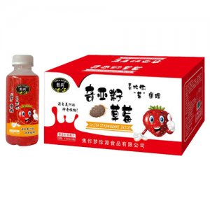 甄典奇亞籽草莓汁飲料410mlx15瓶