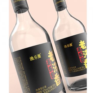 漁樂圈老濃香白酒瓶裝500ml