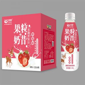 昊雨果粒耐奶昔草莓味1250mlx6瓶