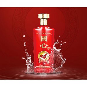 國心夢茲紅濃香型白酒500ml