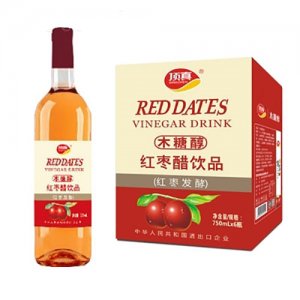 頂真木糖醇紅棗醋飲品750毫升X6瓶