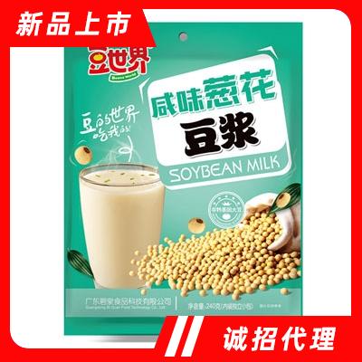 豆世界咸味蔥花豆?jié){沖飲品