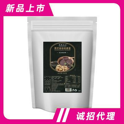 泰城谷匠黑芝麻核桃桑葚黑豆粉500g現磨熟粉沖飲即食營養早餐粉袋裝