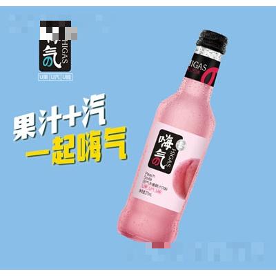 嗨氣含氣水蜜桃汁飲料275ml